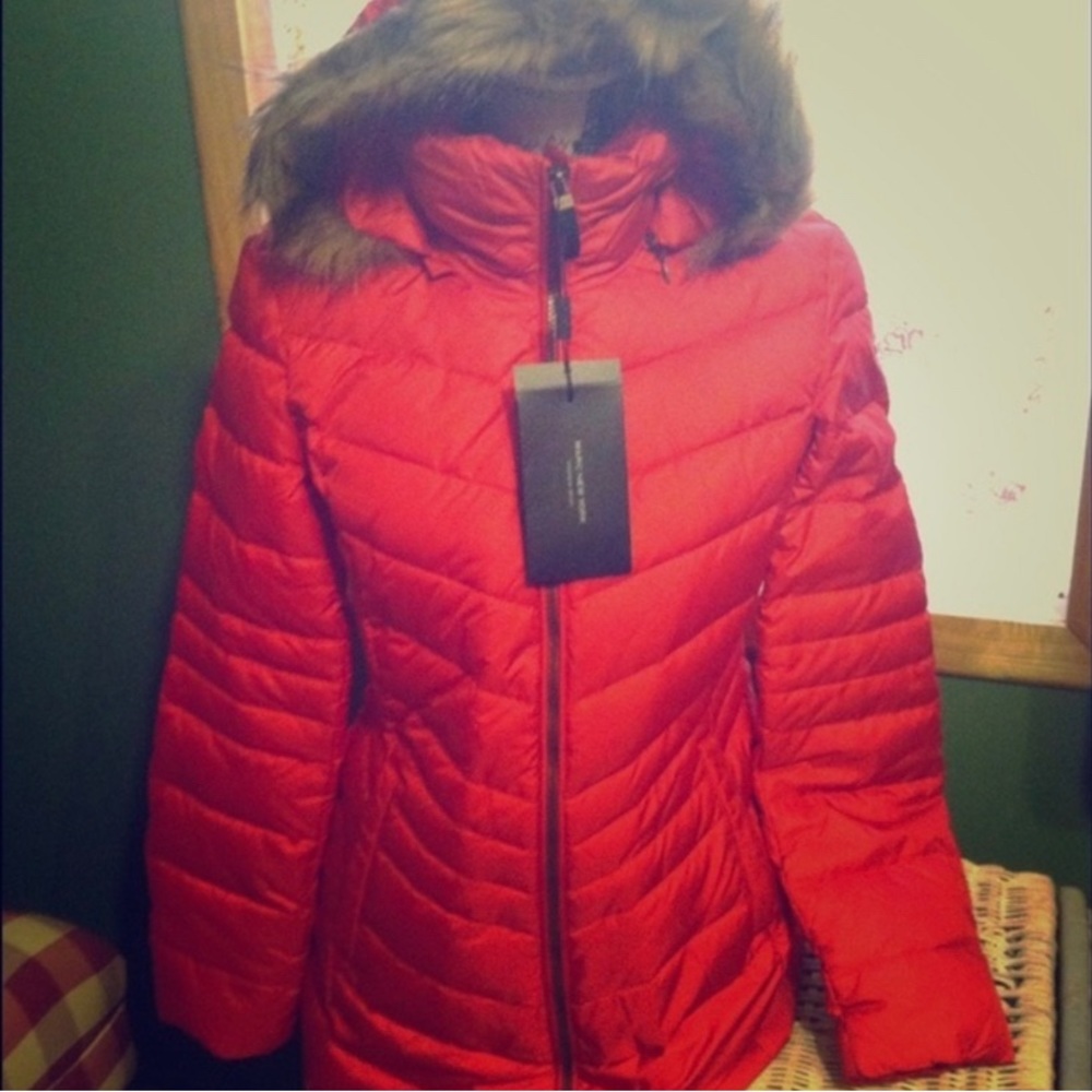 NWT Mark New York Bright Red Coat Medium